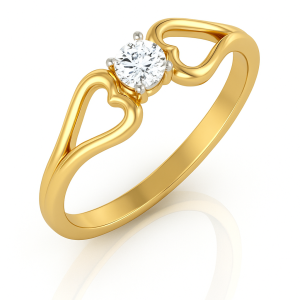 14kt Yellow Gold Solitaire Ring