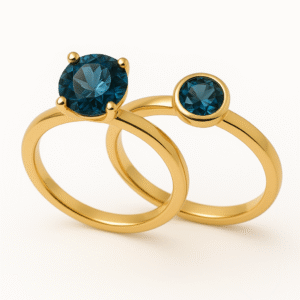14K Gold Couple Rings