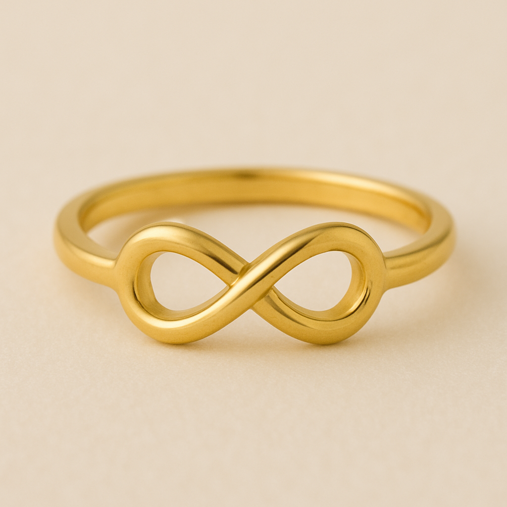 14K Gold Infinity Ring