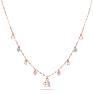 Gold Kids Charm Necklace