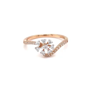 18K Gold Daily Wear Fancy Diamond Ring – Shine Every Day