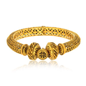 Traditional 22K Gold Kada Bracelet