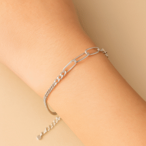 Elegant Silver Chain Bracelet for Women
