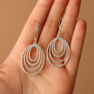 Elegant Sterling Silver Earrings